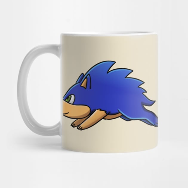Blue Hedgehog by Firestorm Fox